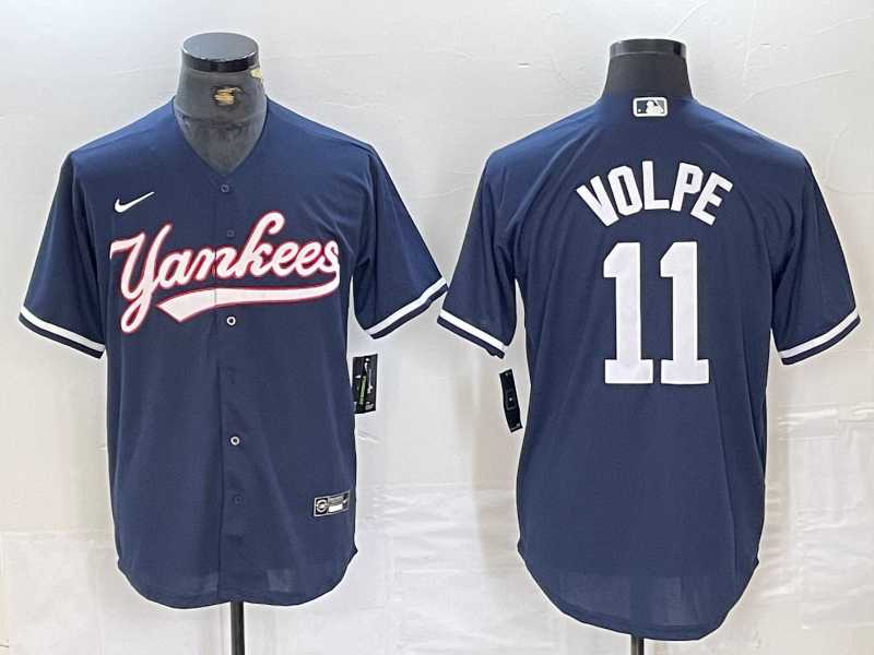 Men's New York Yankees #11 Anthony Volpe Navy Cool Base Stitched Baseball Jersey,We sell and wholesale Men's New York Yankees #11 Anthony Volpe Navy Cool Base Stitched Baseball Jersey on line form chian!
